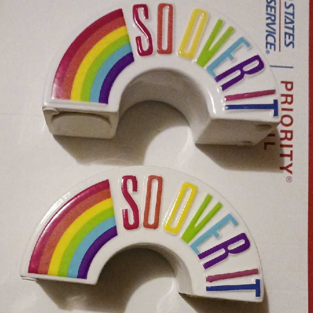 2#Rainbow 'So Over It' Cermic Coin Banks